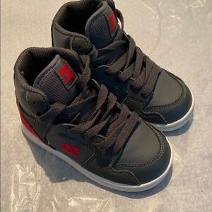 DC Kids High-Top Sneakers - Black and Red